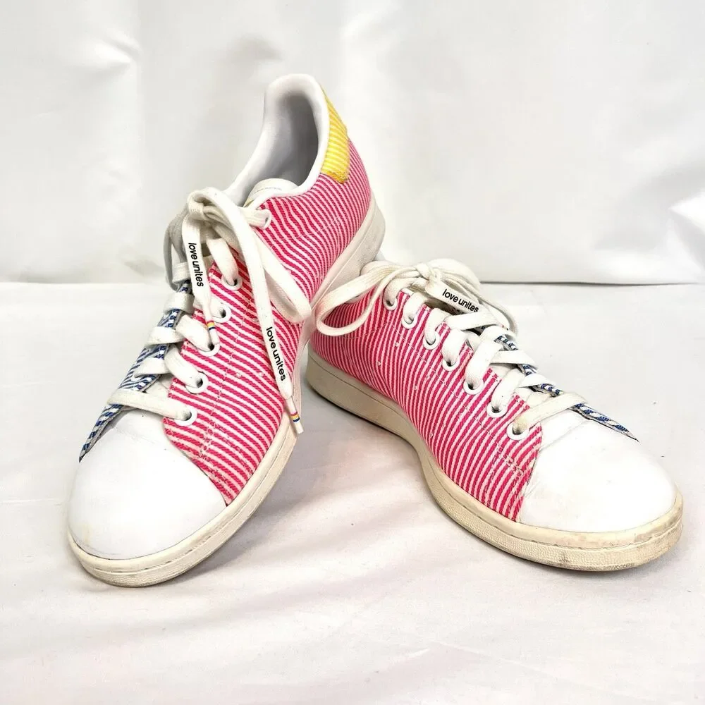 adidas Stan Smith Love Unites Pride Sneakers Men’s 8.5 FY9021 2020